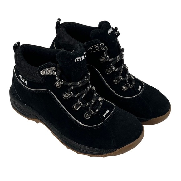 Ryka Shoes - Ryka Terrain Boot Black Suede‎ Leather Ankle Hiking Boots Women's Size 7M